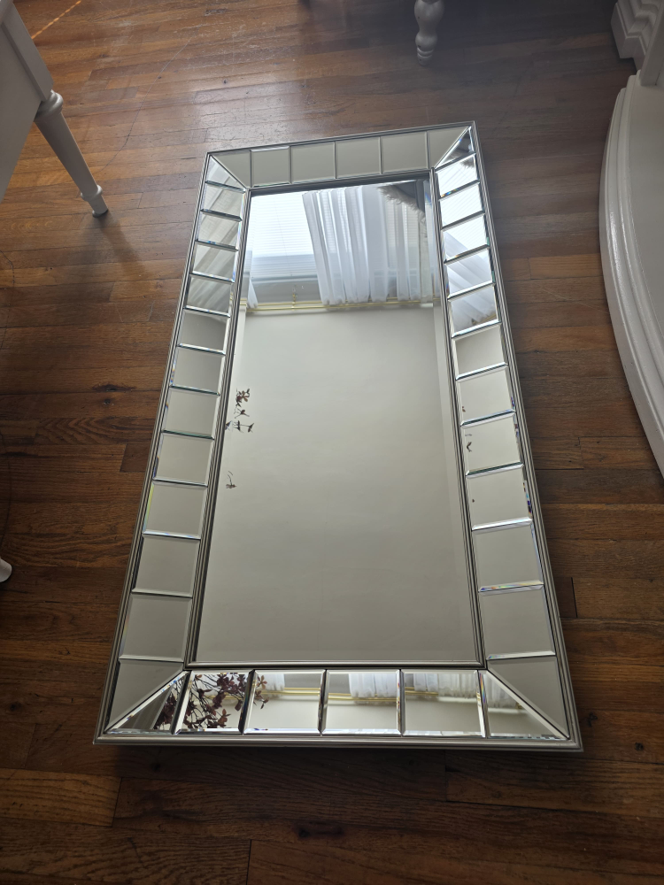 Rectangular Beveled Wall Mirror