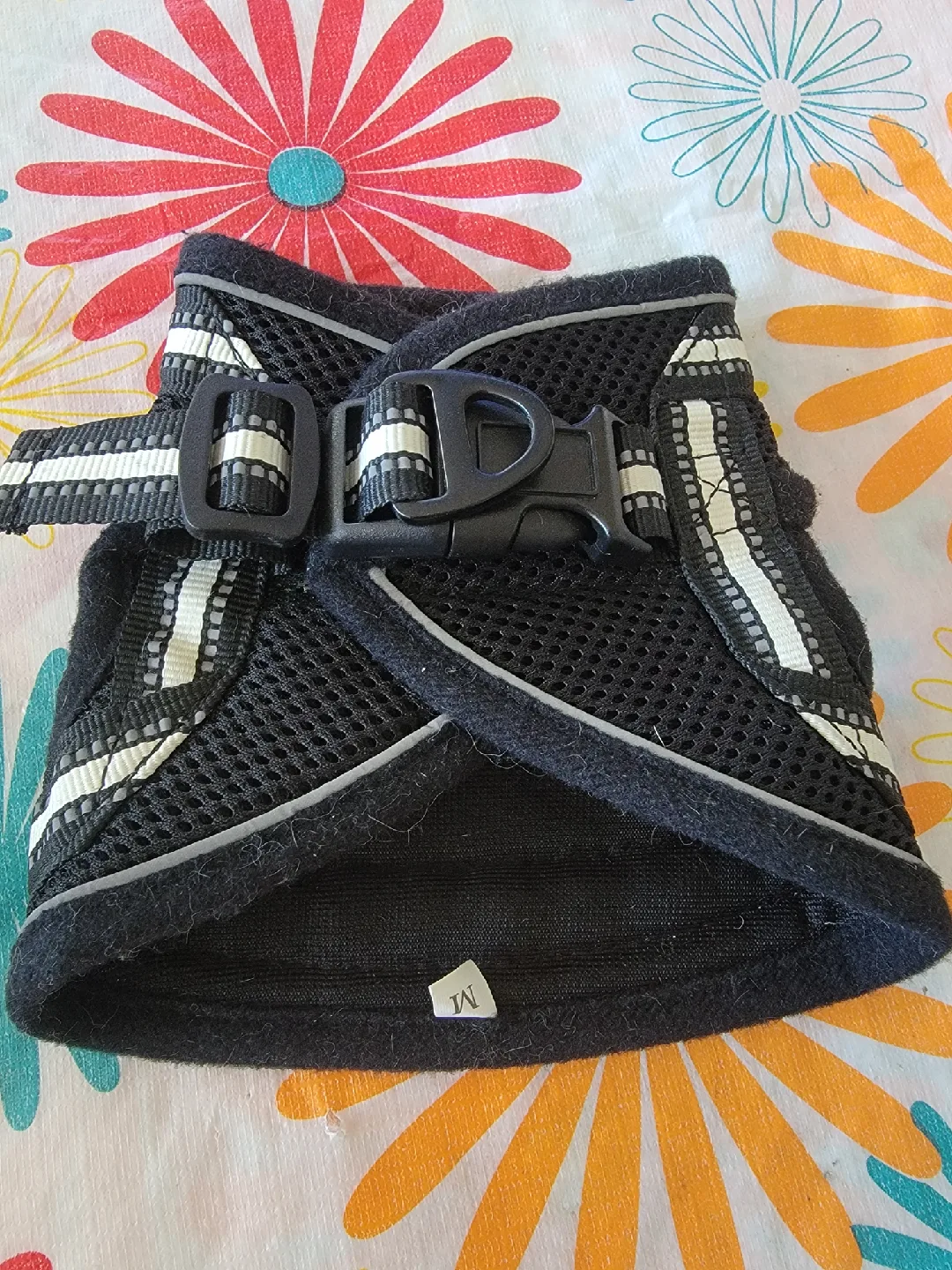 🧡 Rabbitgoo Black Mesh Cat Harness - Size M thumbnail