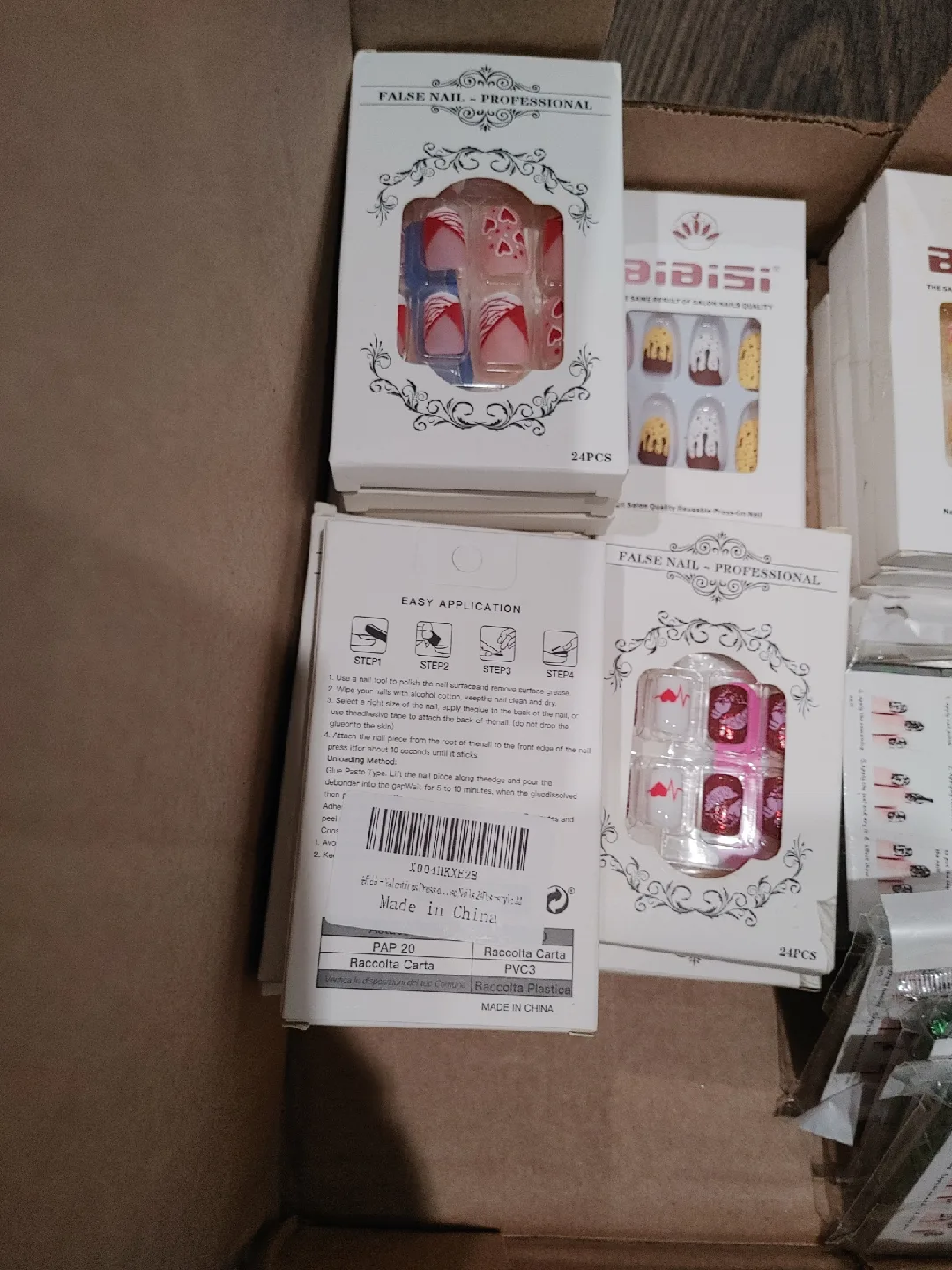 💚OVER THIRTY BOXES OF FALSE FAKE NAILS SUPPLIES! BRAND NEW🧡 image indicator(4)