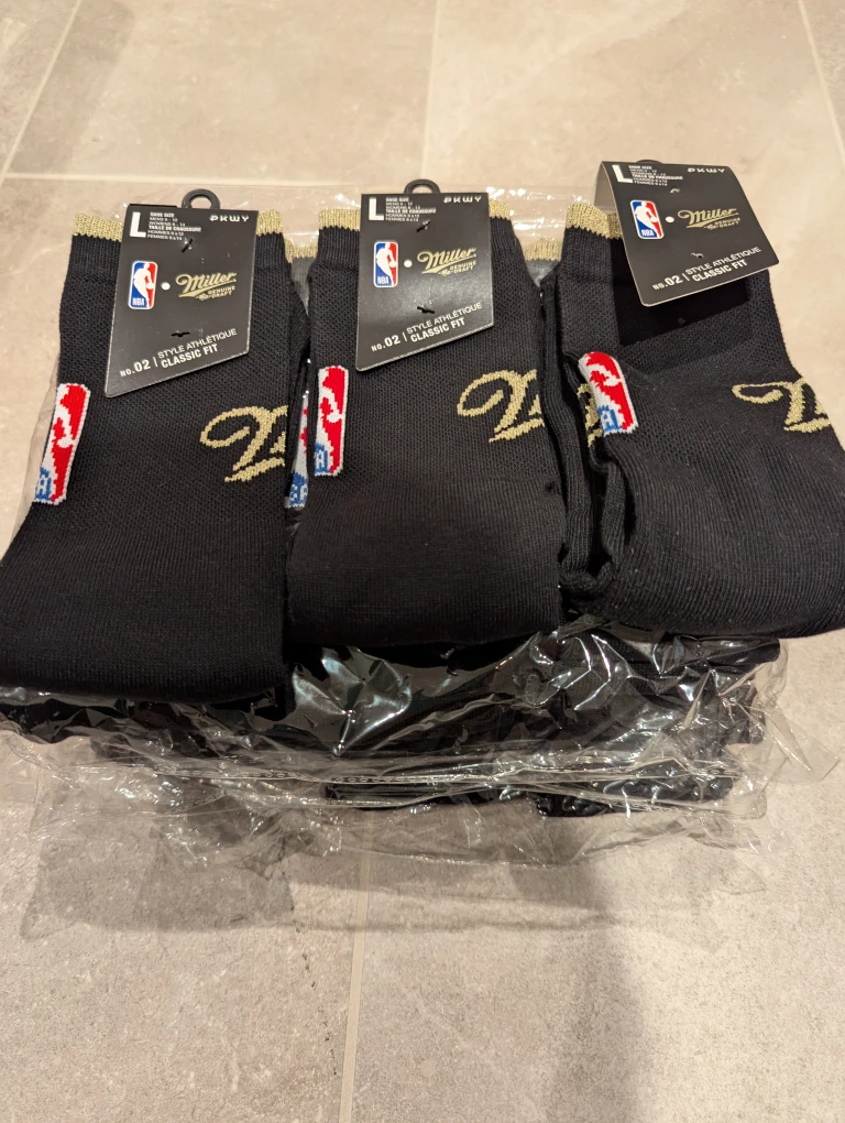 New Miller Genuine Draft NBA Socks - Size L