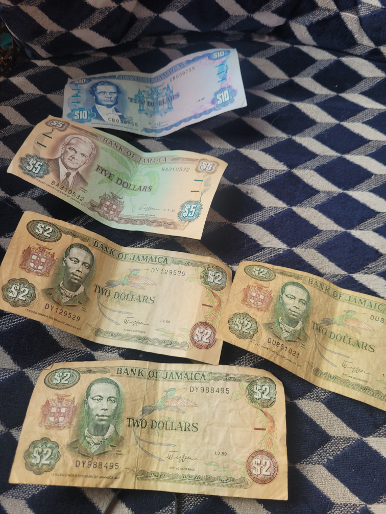 Jamaican currency vintage