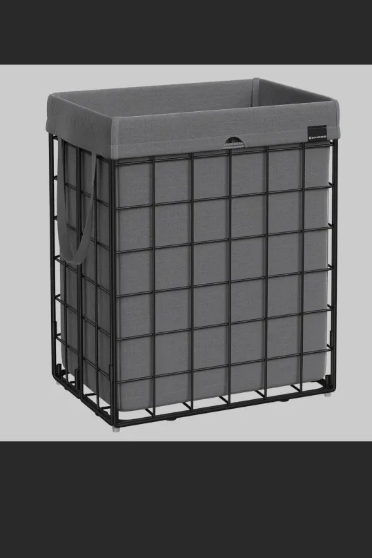 SONGMICS Laundry Basket with Liner - Like New! thumbnail