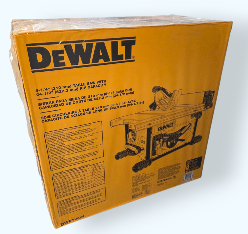 DeWalt DWE7485 8-1/4" Table Saw - Brand New!