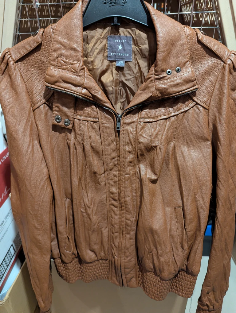 Faux Leather Jacket for Sale
