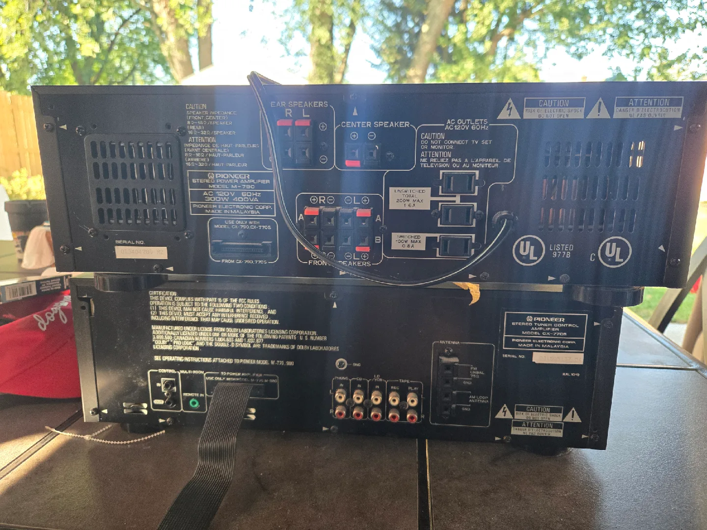 Pioneer stereo Amplifier Combo image indicator(5)