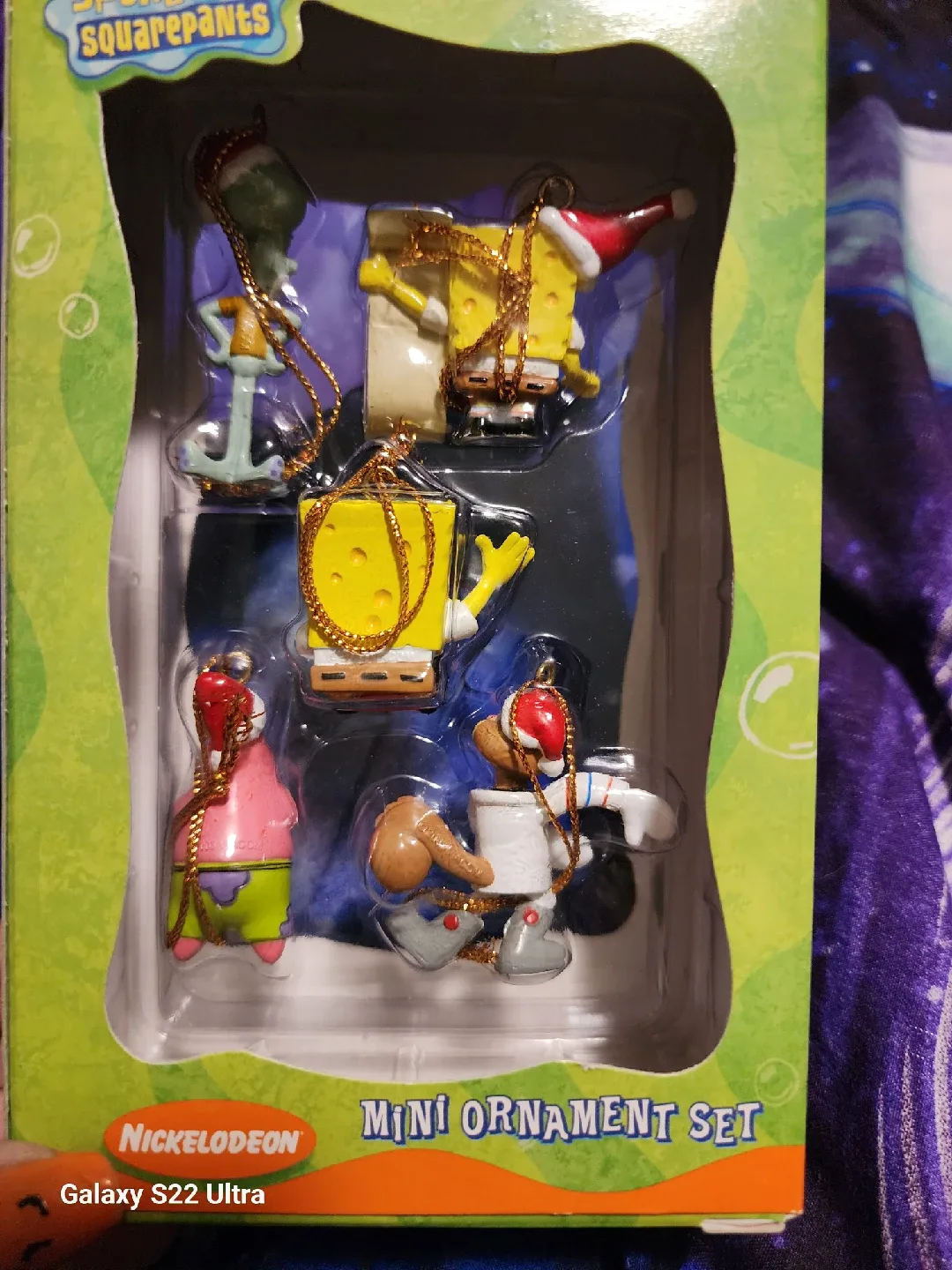 Nickelodeon Spongebob Squarepants Mini Ornament Set image indicator(2)