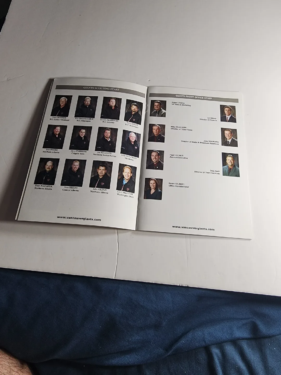 2007 Mastercard Memorial Cup Media Guide - Vancouver Giants image indicator(7)