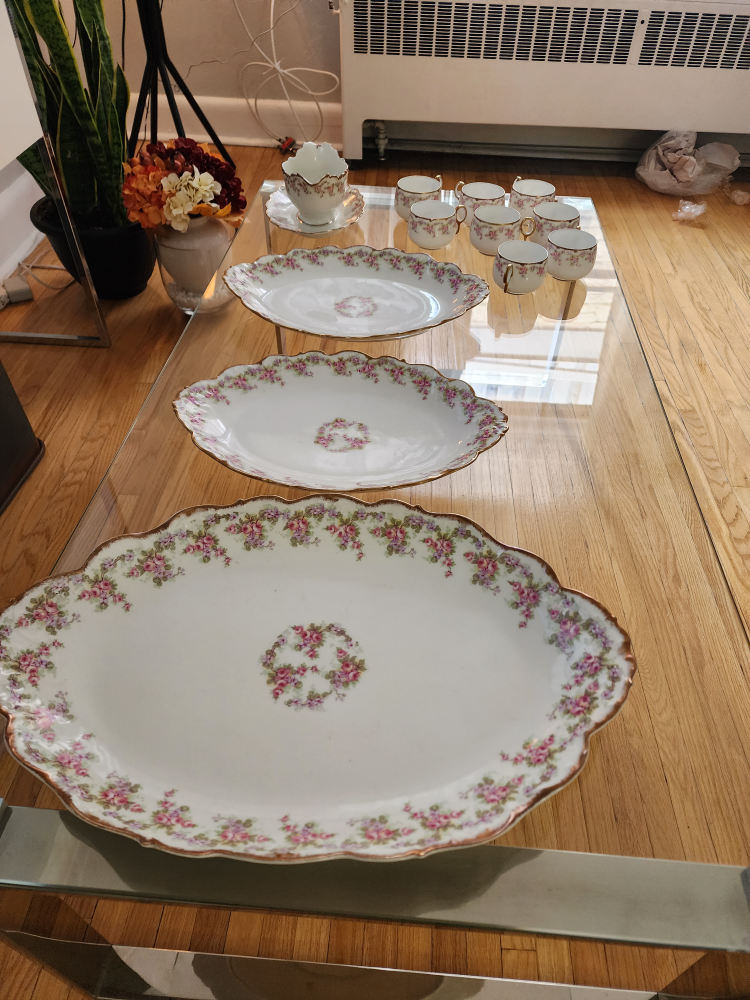 Vintage Elite Works Limoges Set with Floral Design - photo 5