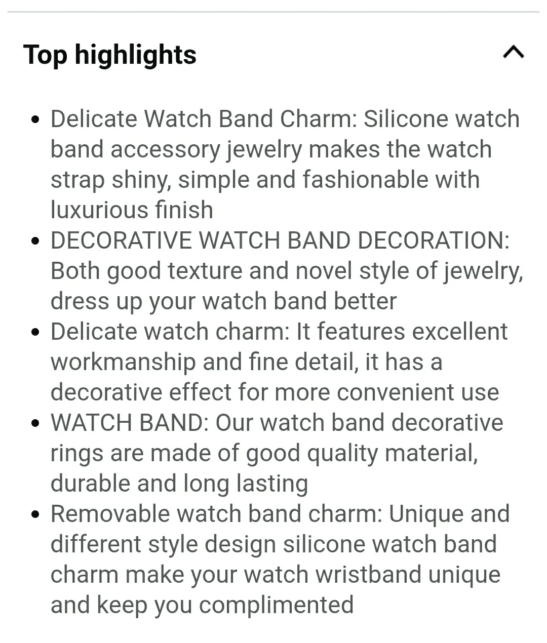 Watch Band Charms - Silver Tone image indicator(5)