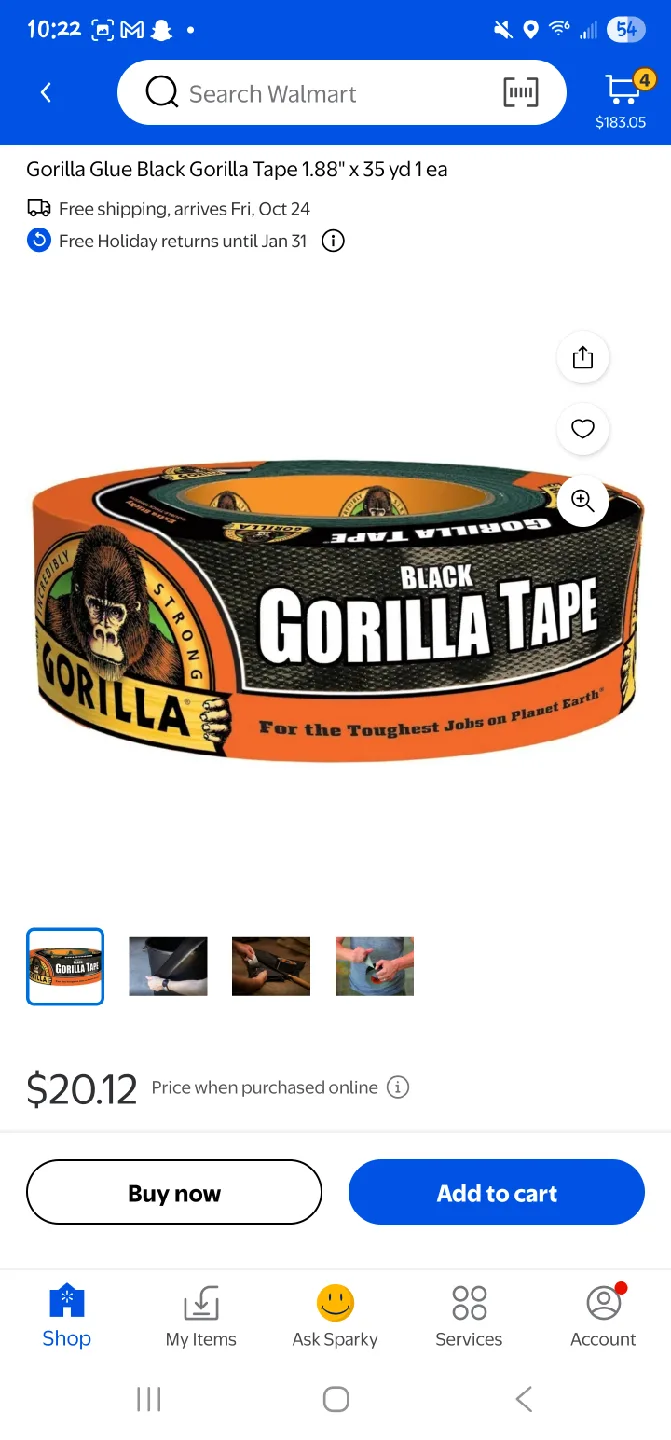 Brand New Gorilla Tape Rolls image indicator(4)