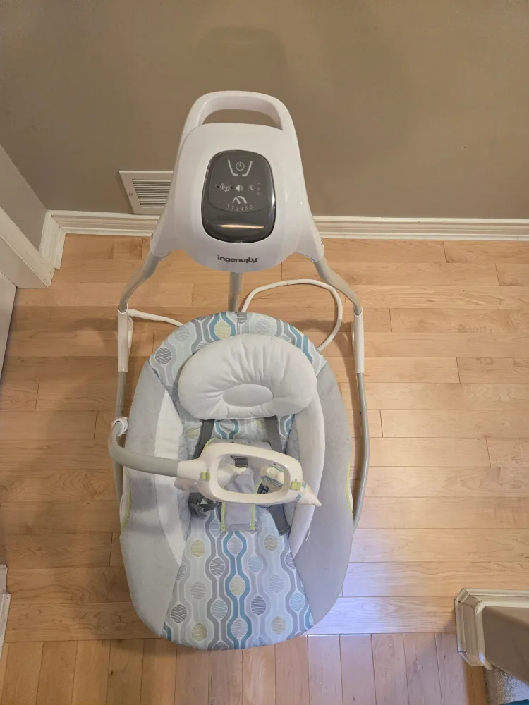 Ingenuity Simple Comfort Cradling Swing, Everston image indicator(3)