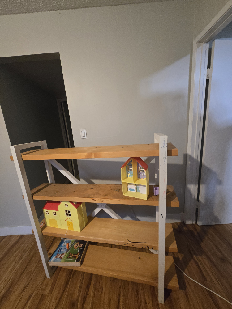 Wooden Ladder Shelf