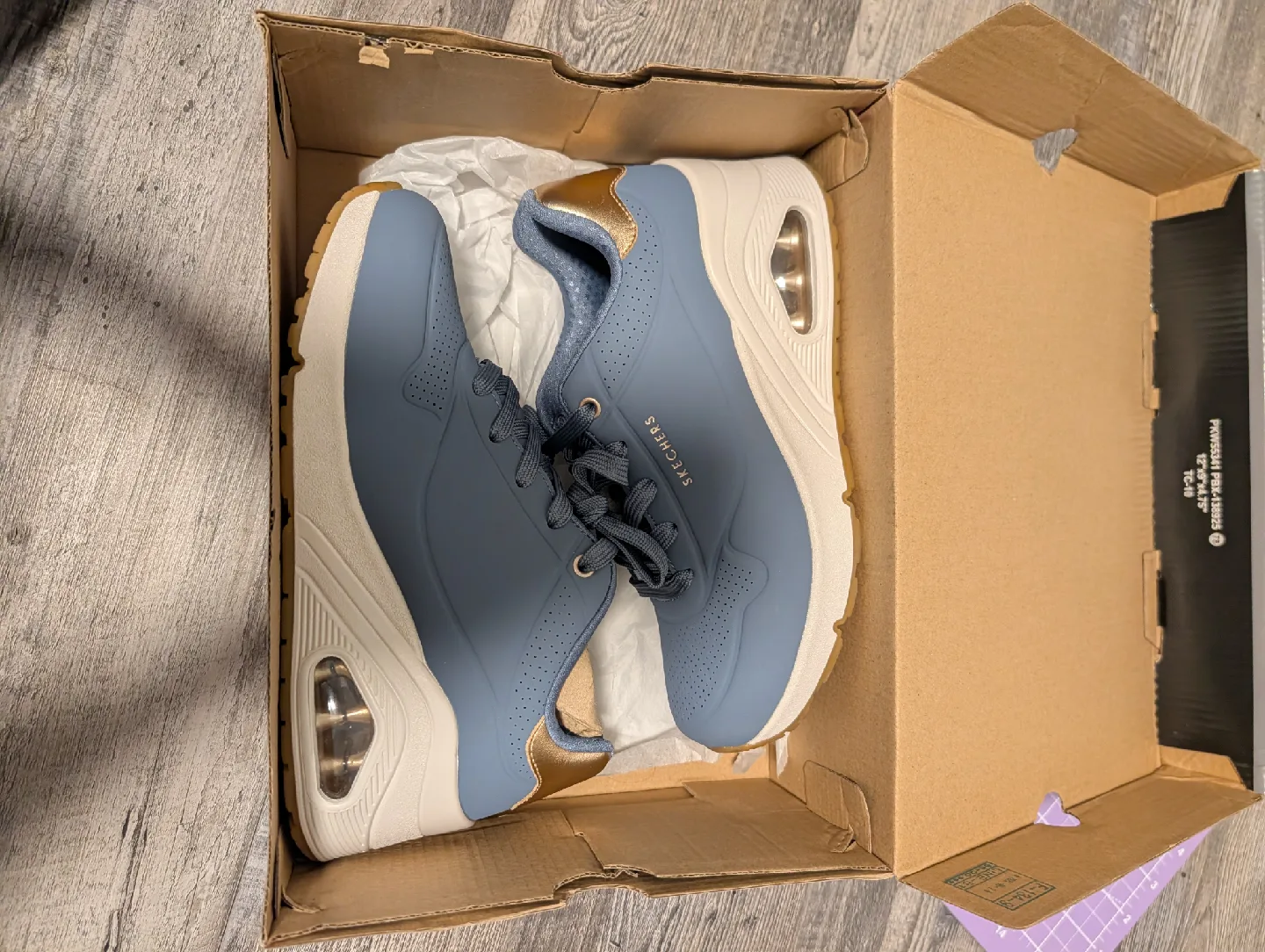 Skechers Blue Uno Stand on Air Sneakers image indicator(5)