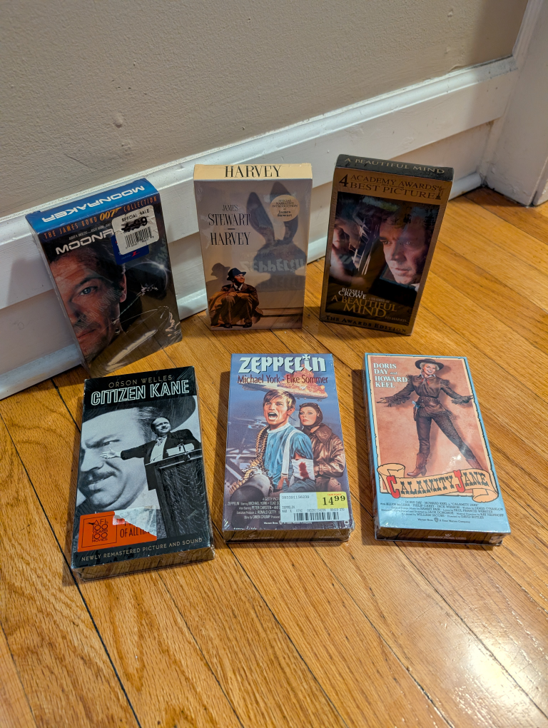 Sealed VHS Lot (Buy as bundle or separate)