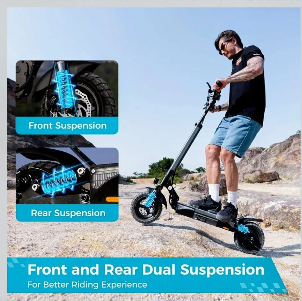 Electric Scooter for Adults - 28 MPH, 28 Mile Range image indicator(4)