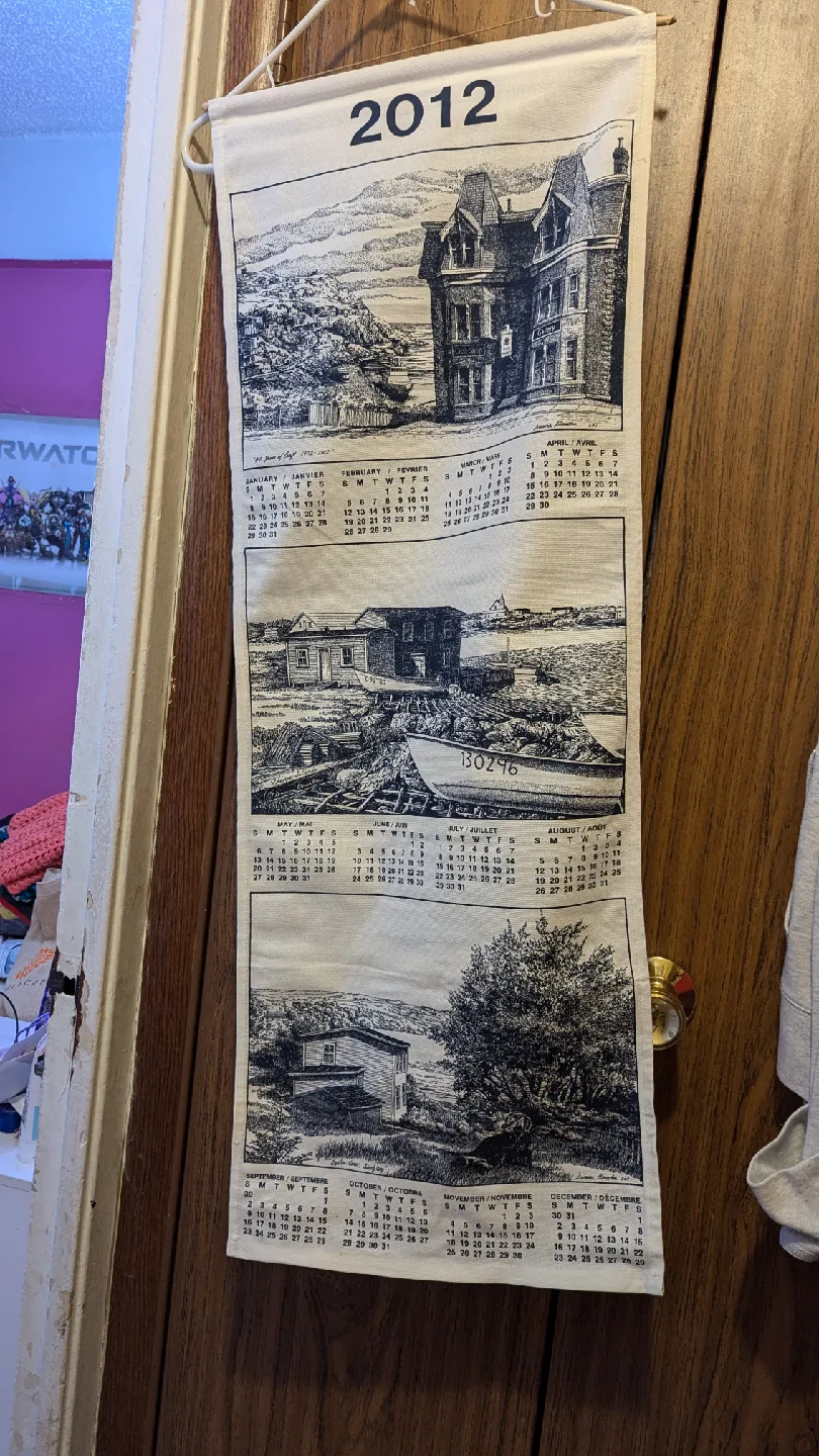 Vintage Newfoundland Calendar image indicator(2)