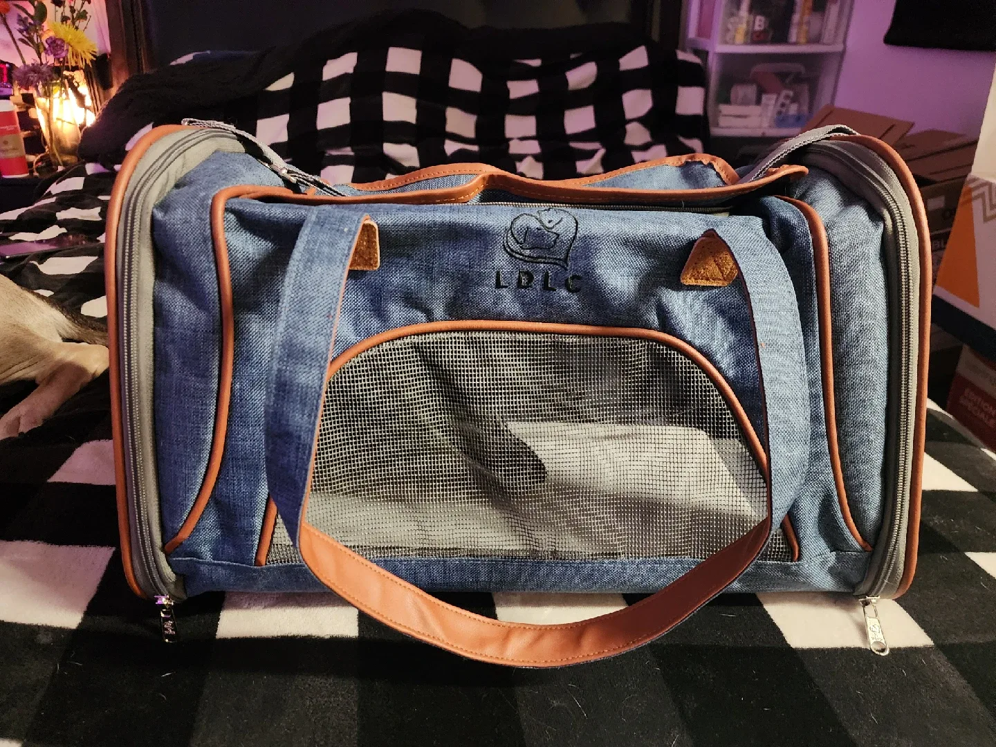 LDLC Denim Pet Carrier image indicator(3)