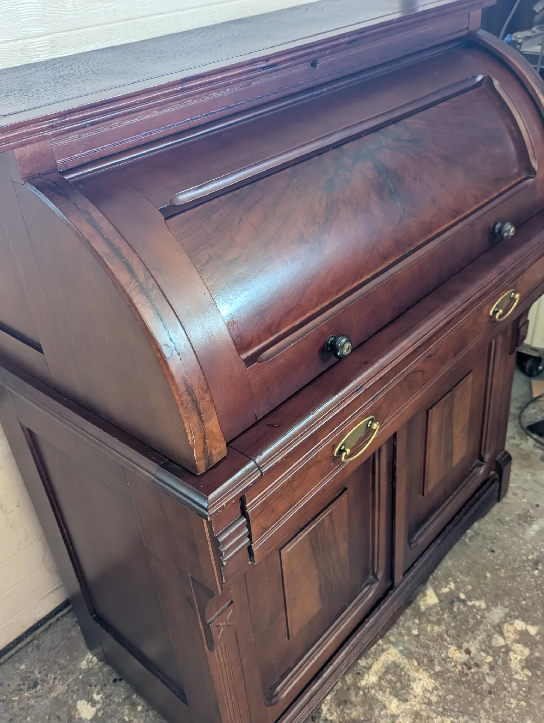 Antique Roll Top Secretary Desk image indicator(2)