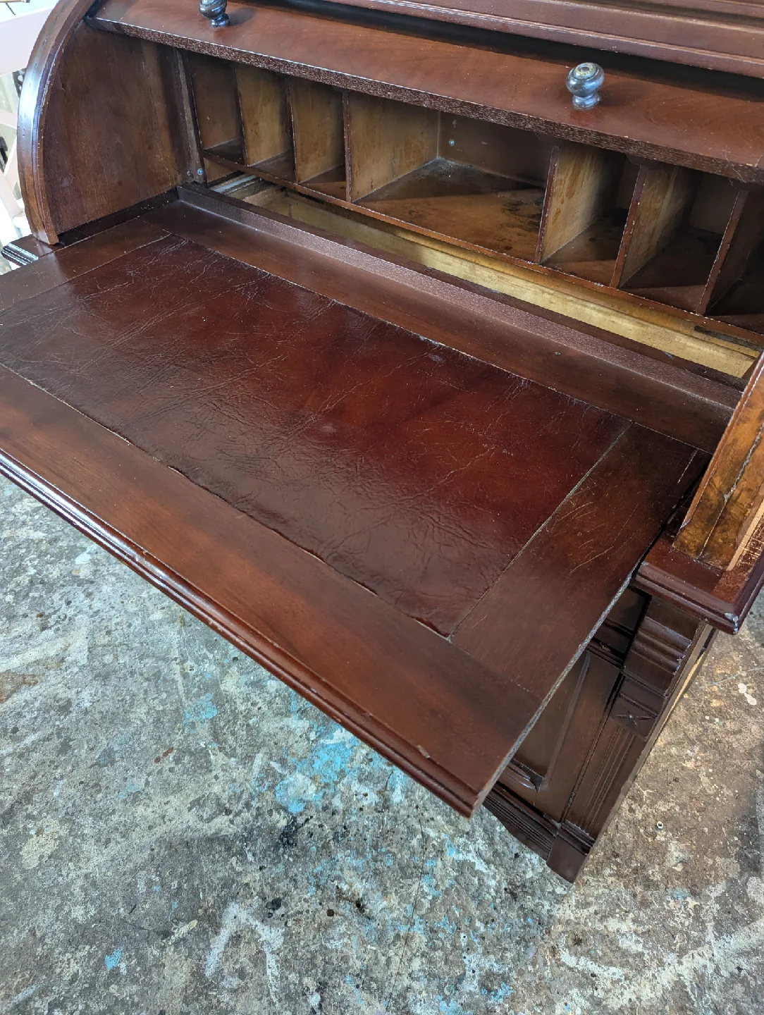 Antique Roll Top Secretary Desk image indicator(5)