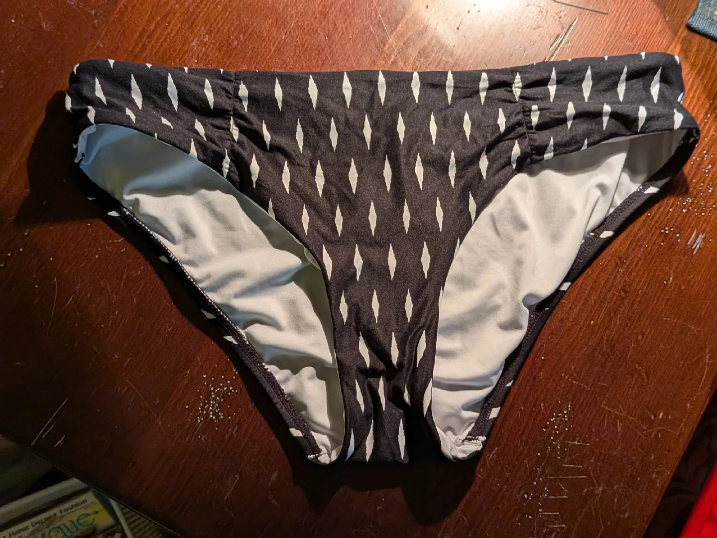 Tory Burch Swim Bottom - Black/White, Size S thumbnail