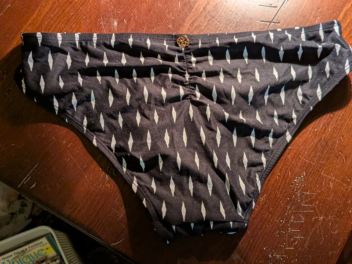 Tory Burch Swim Bottom - Black/White, Size S image indicator(2)