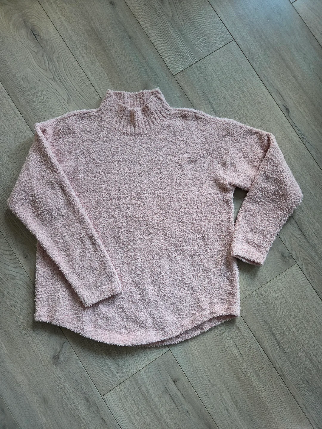 Uniqlo Pink Fuzzy Sweater thumbnail
