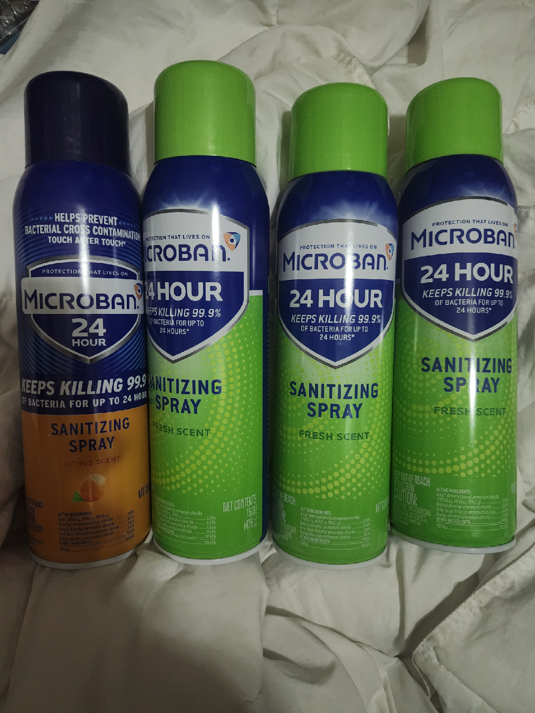 Microban 24 Hour Sanitizing Spray