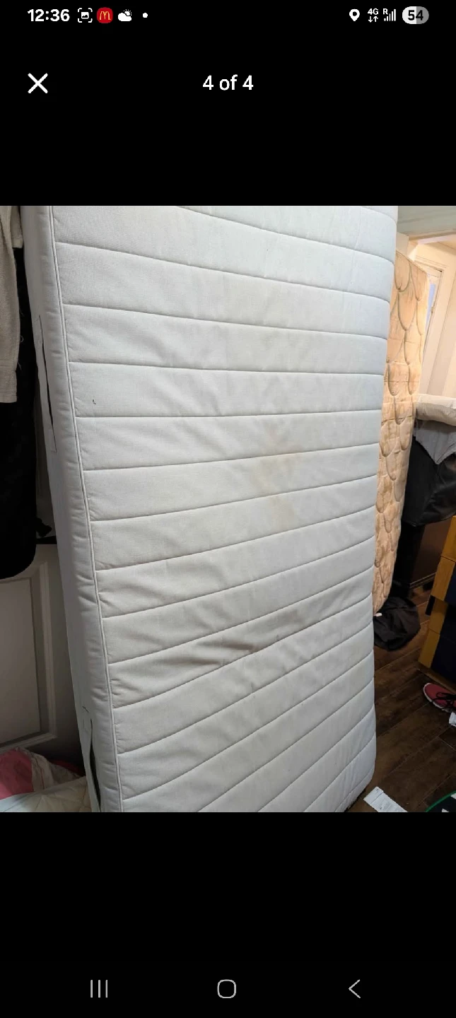 IKEA SVÄRTA Loft Bed Frame with mattress - photo 2