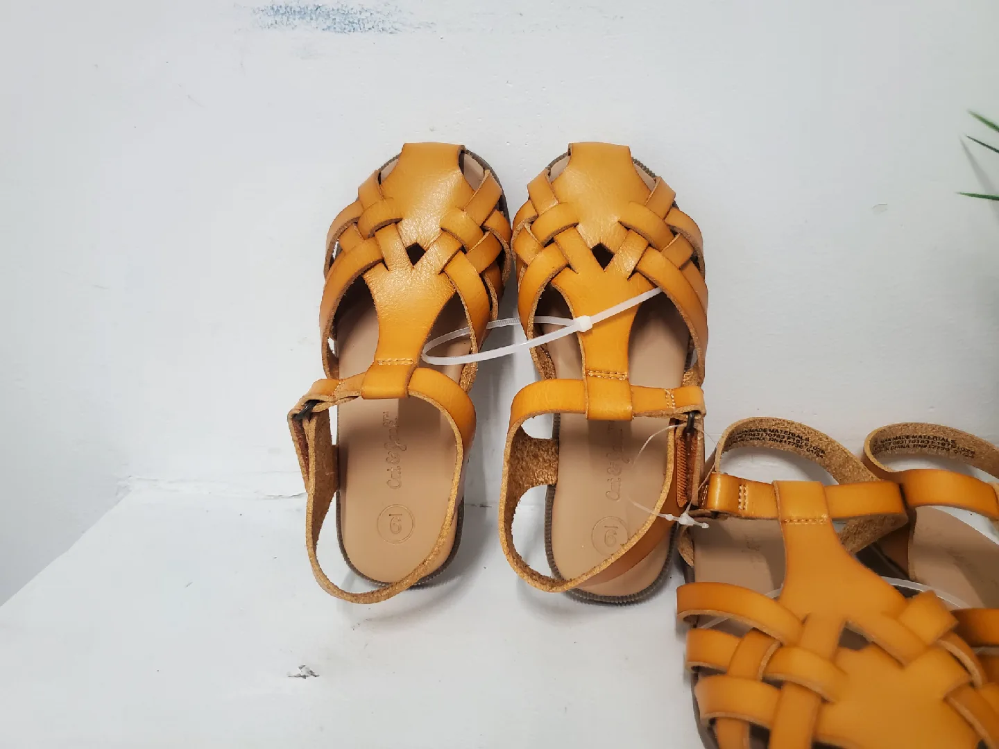 Cat & Jack Sandals - Size 12 & 6 - Mustard Colour image indicator(2)