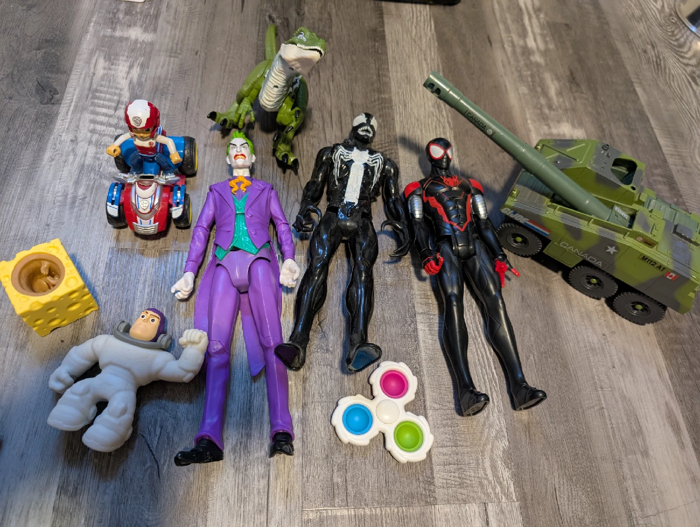 Assorted Action Figures & Toys