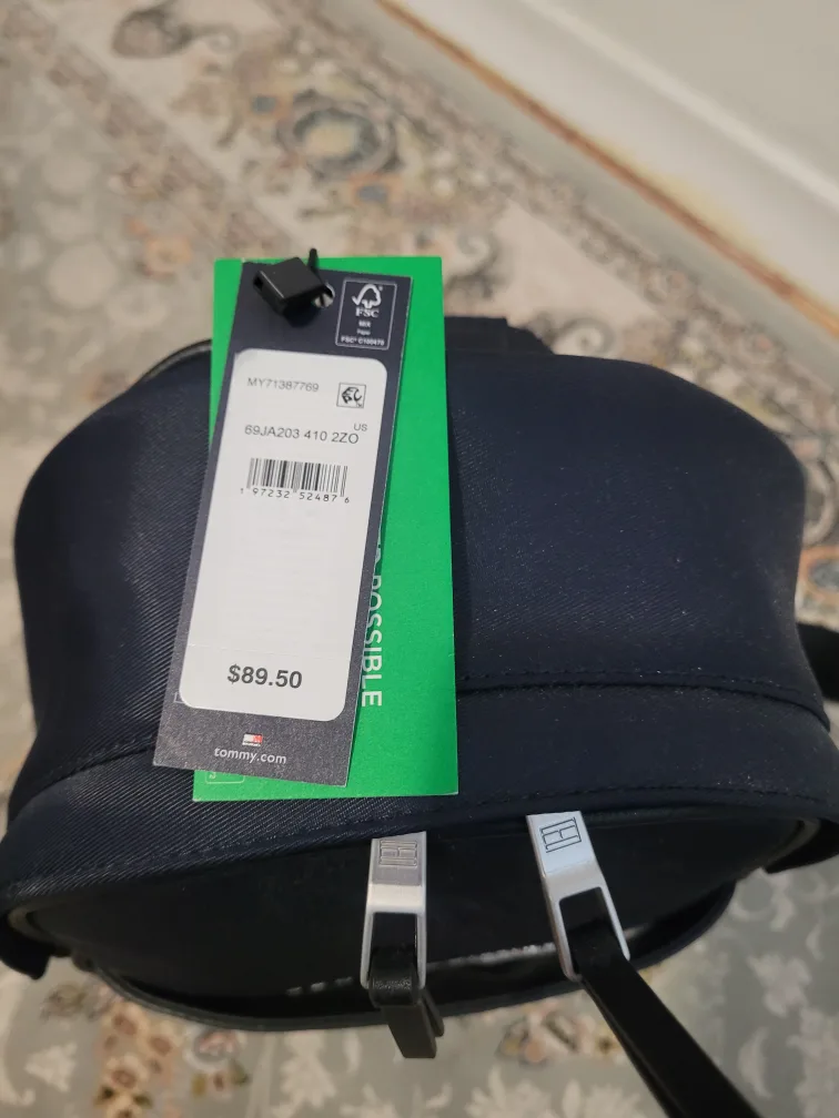 Tommy Hilfiger Navy Blue Backpack image indicator(2)