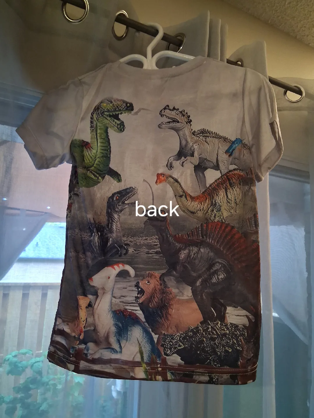 Dinosaur Print T-Shirt - Size 160 image indicator(2)