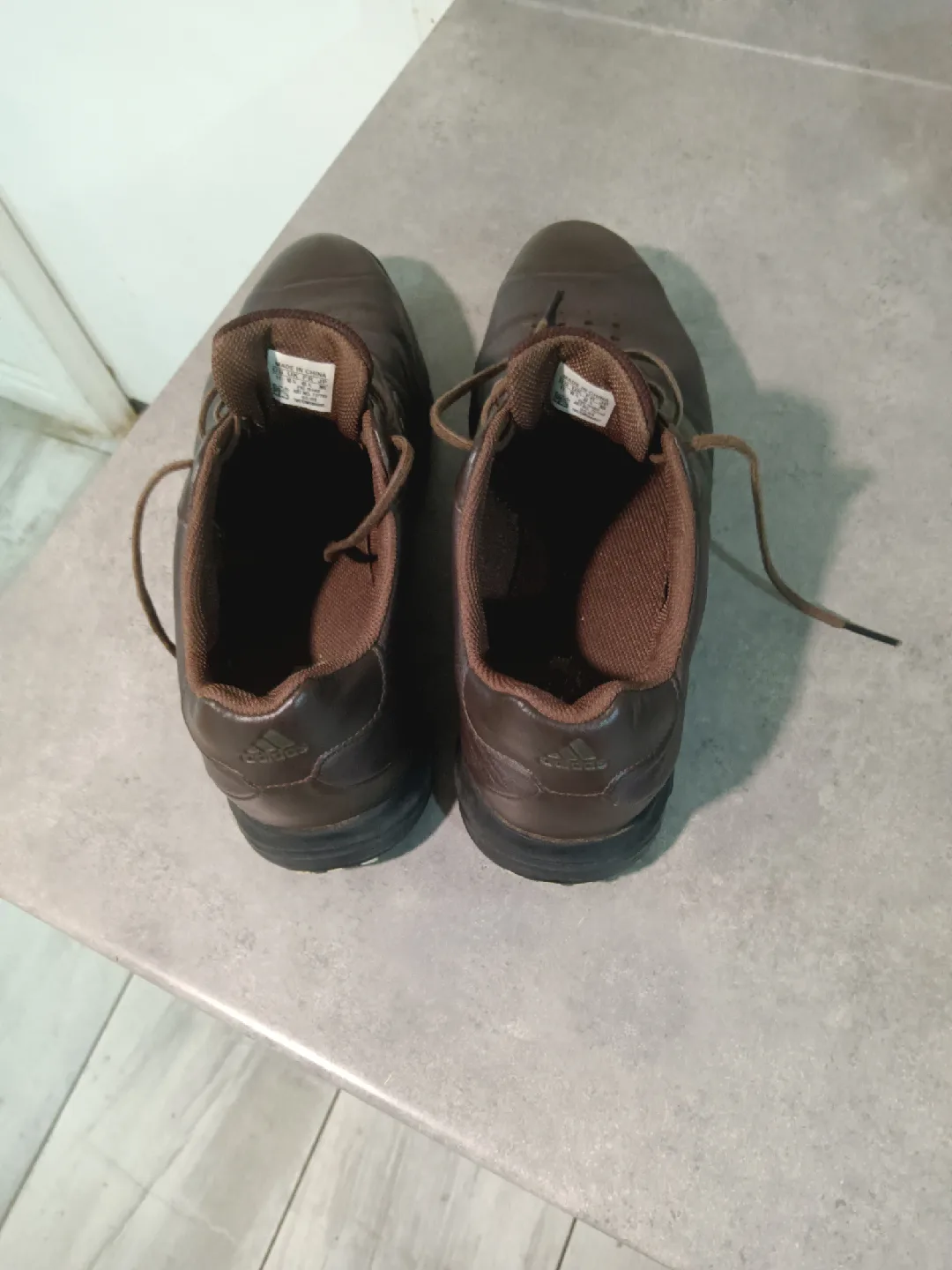Adidas Brown Leather Golf Shoes image indicator(3)