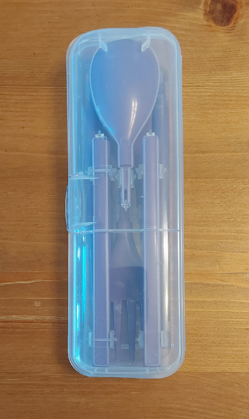Reusable Travel Utensil Set - Purple - photo 2