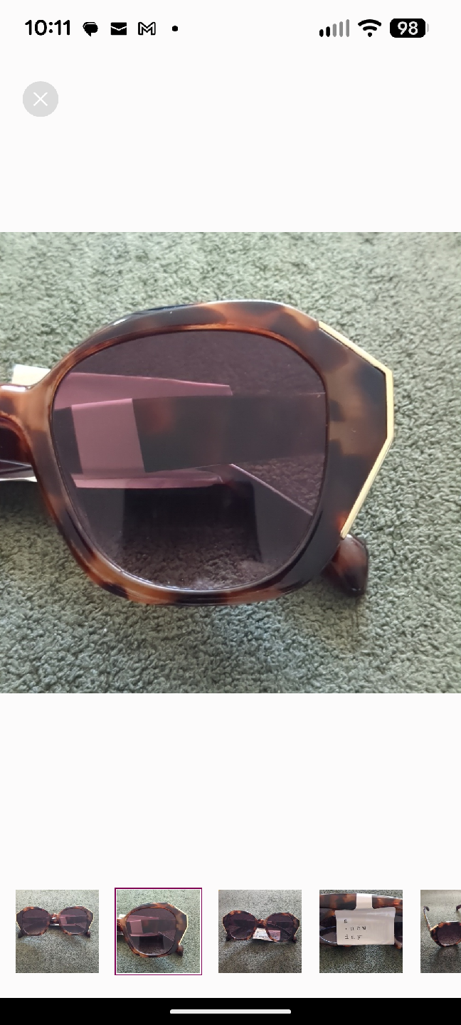 A New Day Bold Tortoise Geometric Sunglasses - photo 2