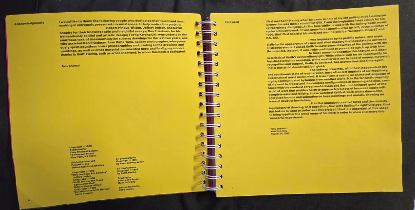 KEITH HARING 1ST ED. TONY SHAFRAZI GALLERY CATALOG image indicator(3)