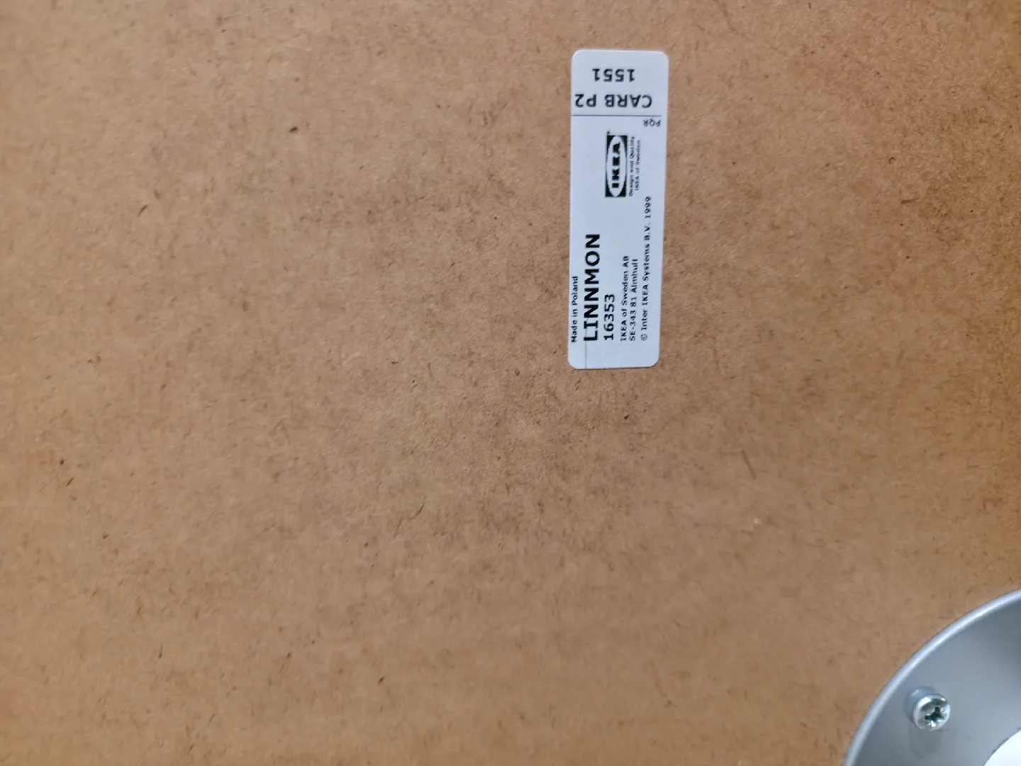 IKEA LINNMON Tabletop with Legs - White image indicator(5)