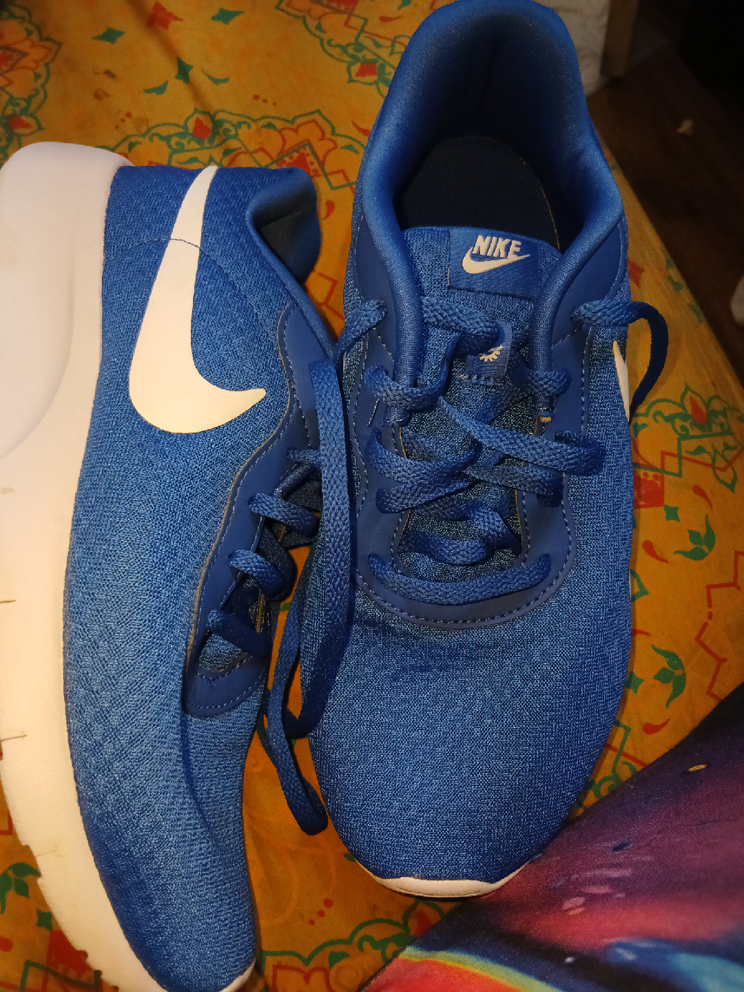 Nike Tanjun Blue Sneakers - Youth Size 6.5