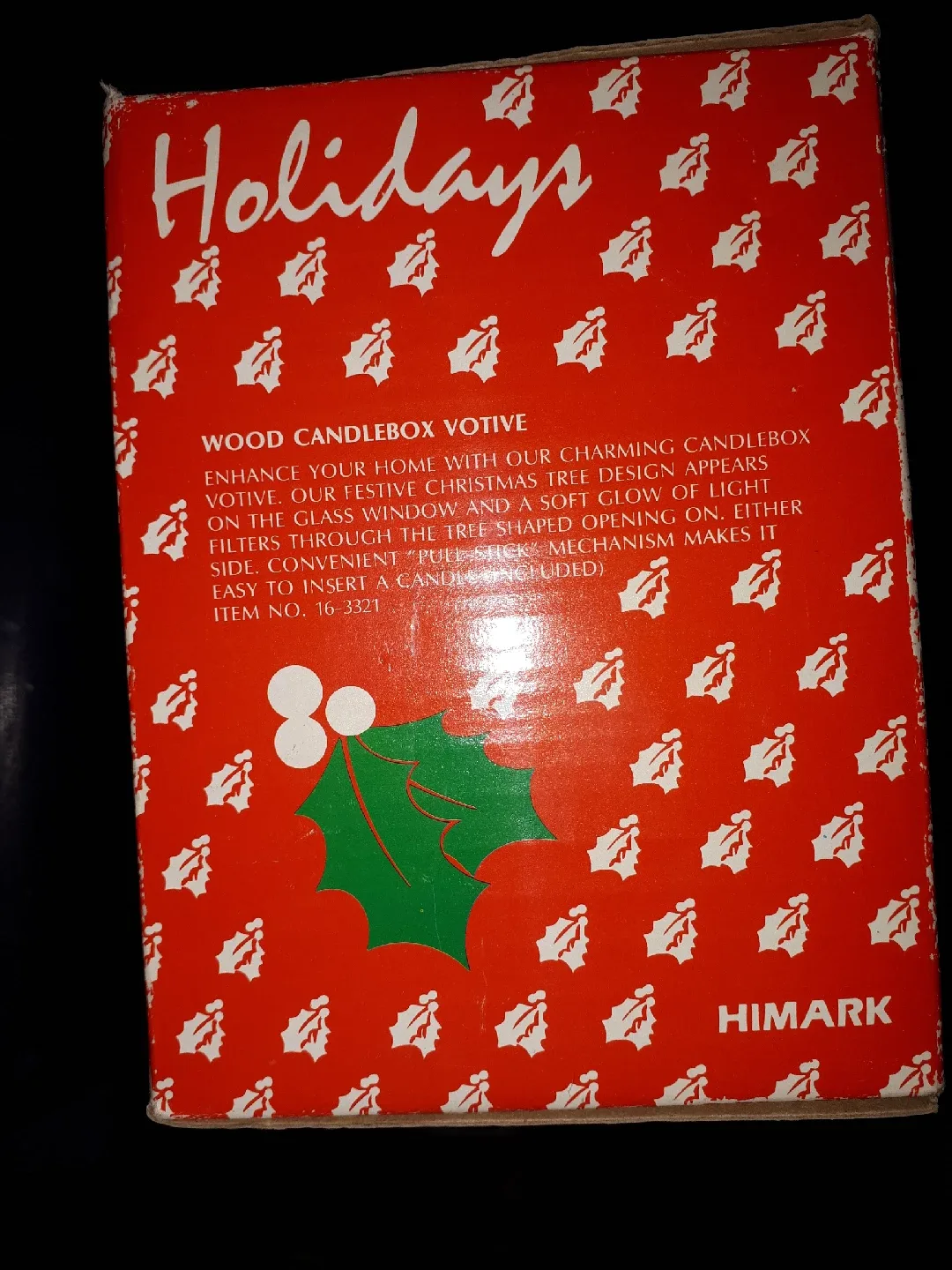 HIMARK Wood Candlebox Votive image indicator(2)