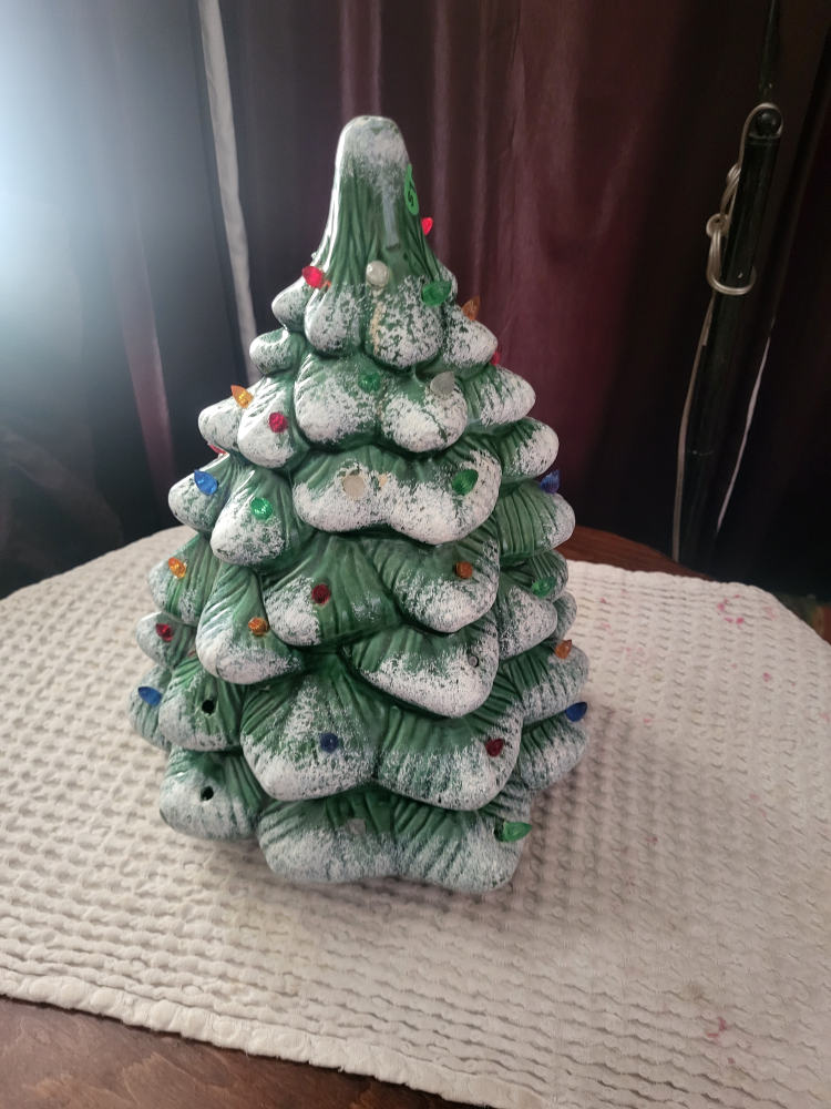 Vintage Ceramic Christmas Tree