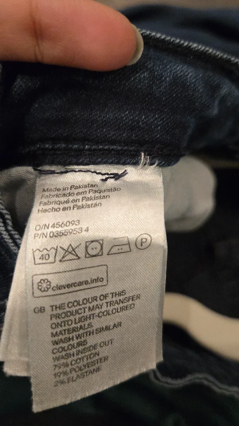 H&M Dark Blue Jeans - Size 10 image indicator(4)