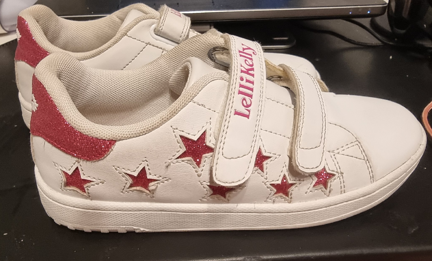 Lelli Kelly White Sneakers - Kids Size 35
