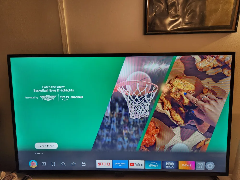 42 inch Insignia Fire TV image indicator(3)