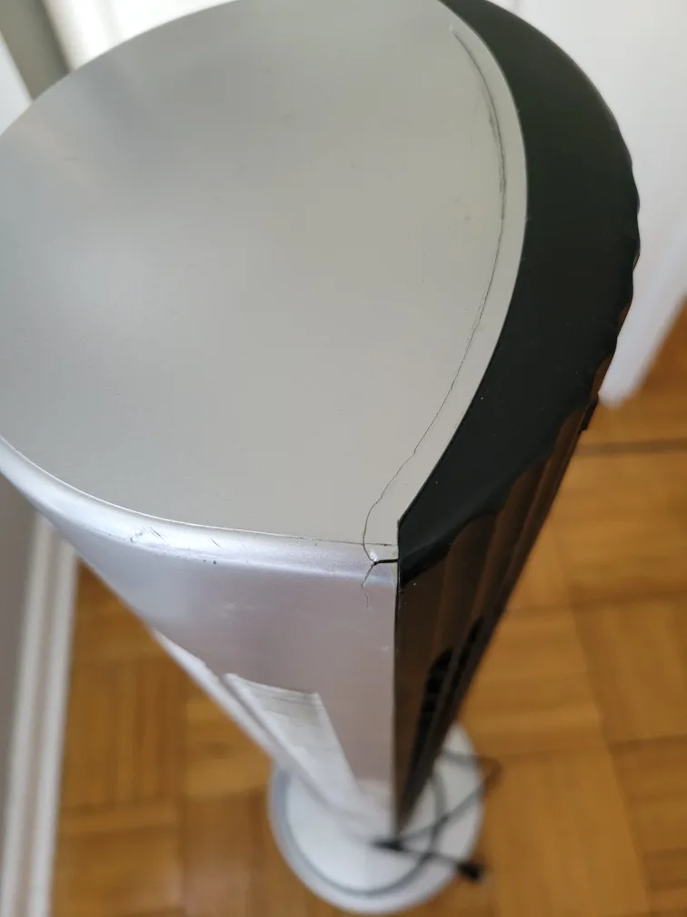 Honeywell Tower Fan - Silver/Black 46 inch tall image indicator(3)