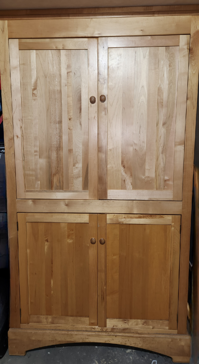 Wooden Armoire Cabinet - 77"x41"x25" - photo 2