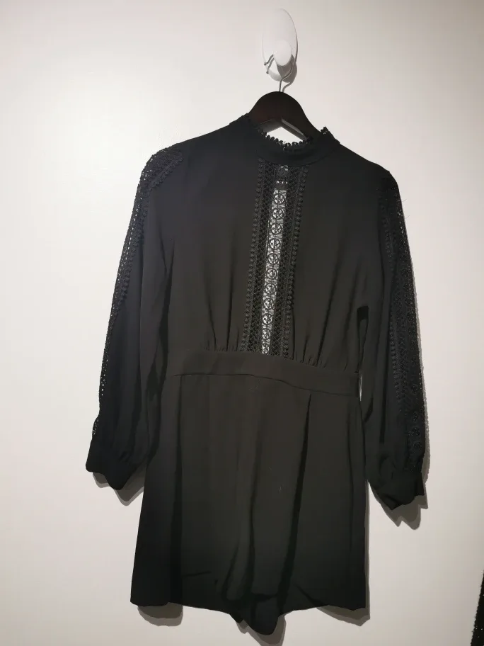 Zara medium lace detail romper image indicator(4)