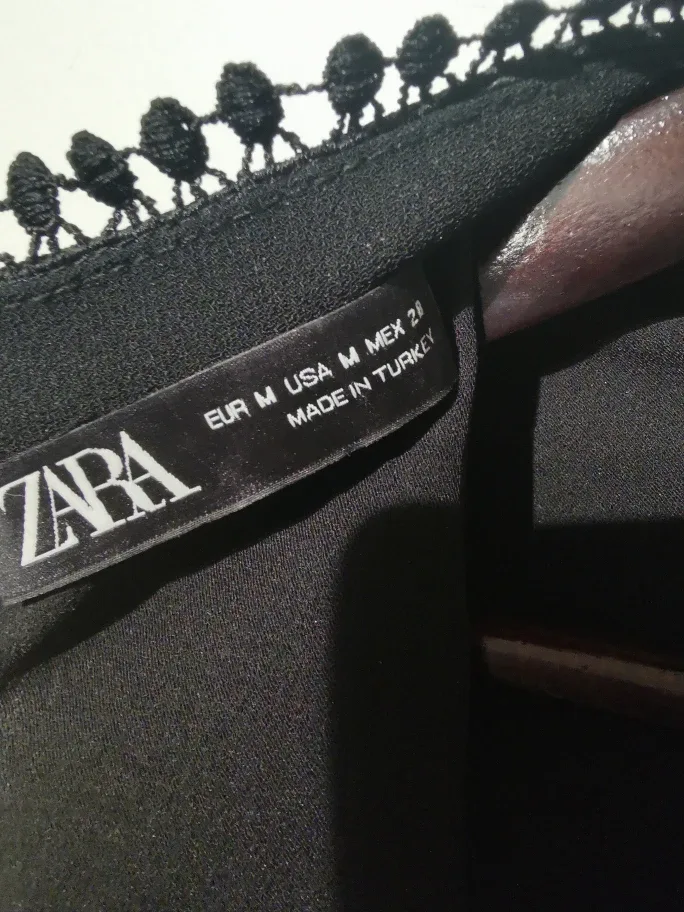 Zara medium lace detail romper image indicator(9)