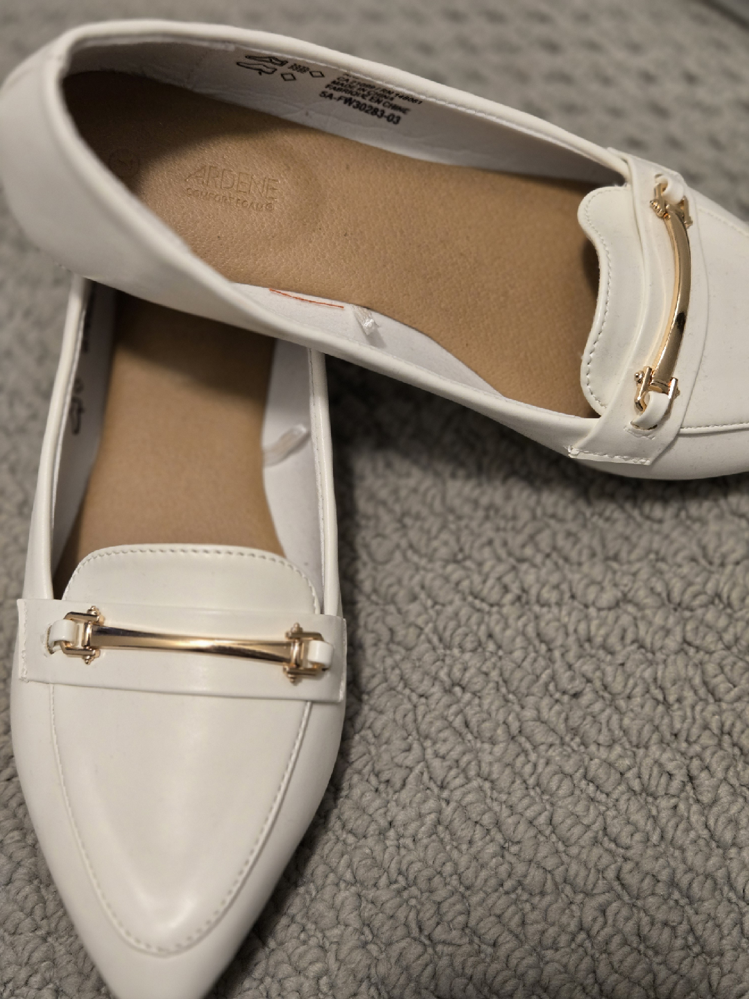 Ardene White Loafers - Size 7 - photo 3
