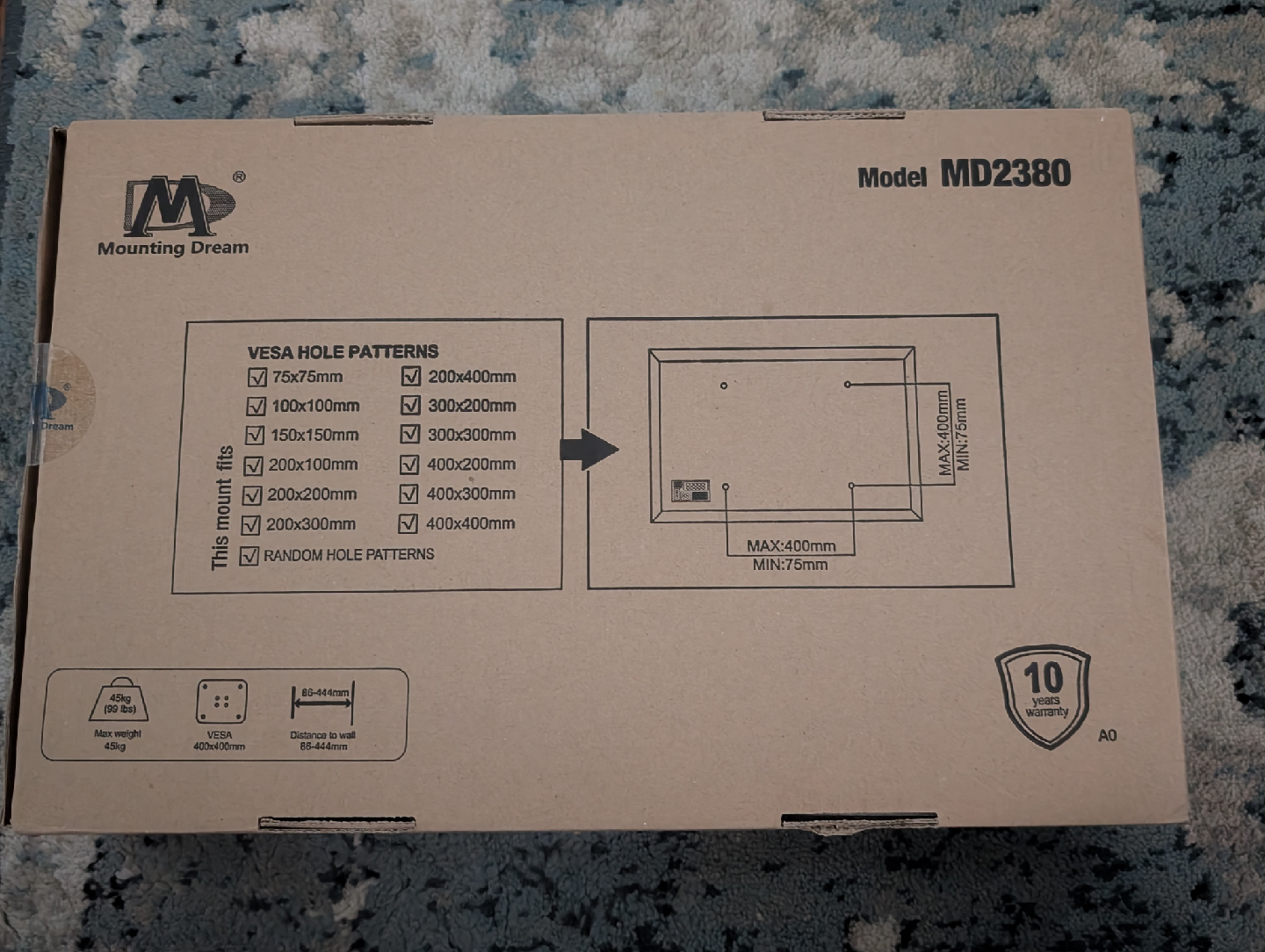 Mounting Dream Full-Motion TV Wall Mount MD2380 - photo 2