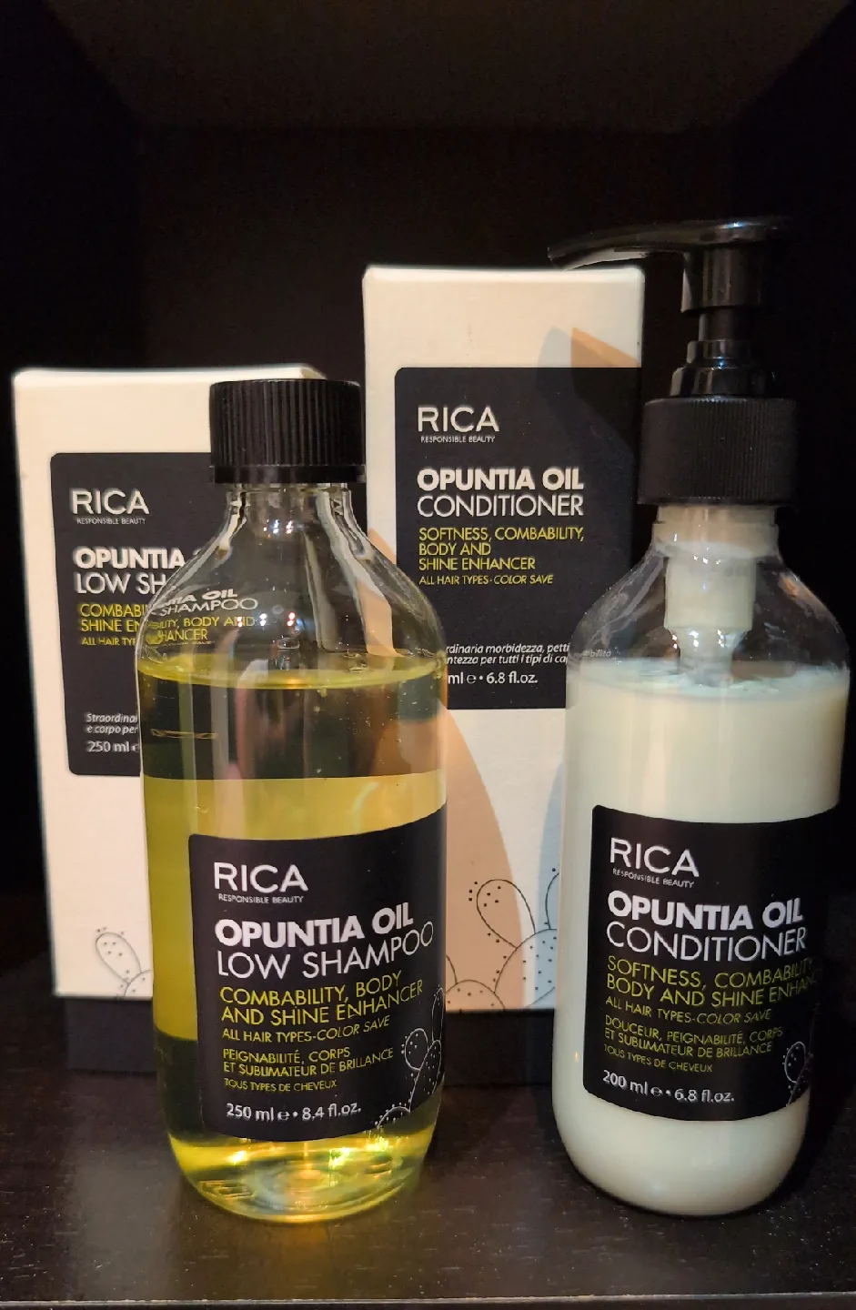 RICA Opuntia Oil Shampoo & Conditioner Set thumbnail